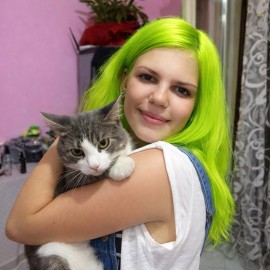 Anthocyanin G14 Psyche Lime – салатова краска для волос