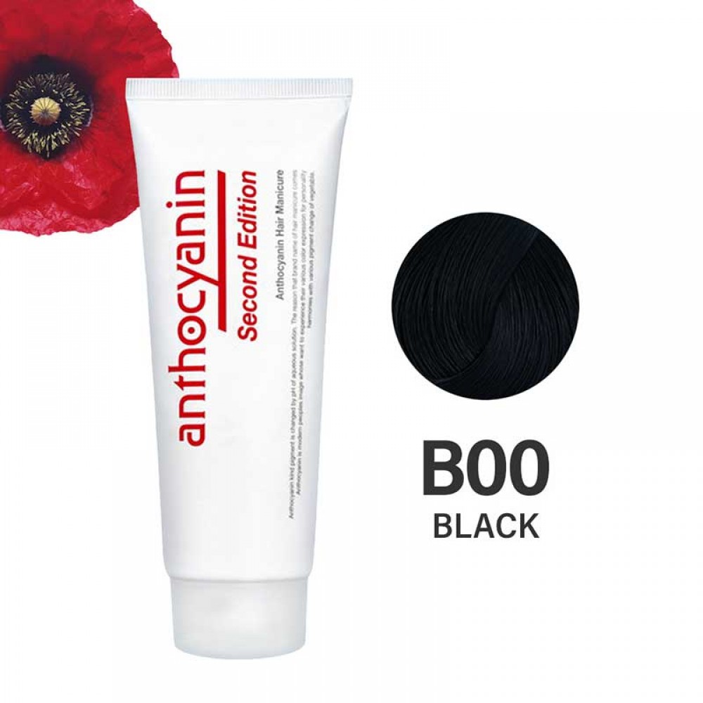 Anthocyanin B00 Black – черная краска для волос