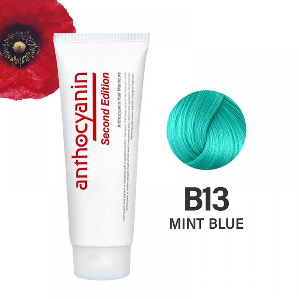Anthocyanin B13 Mint Blue – бирюзовая краска для волос