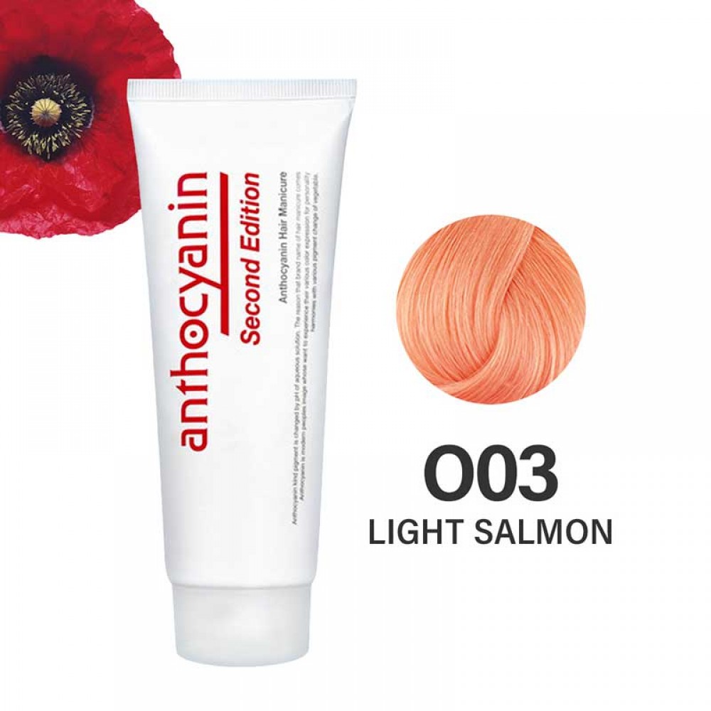 Anthocyanin O03 Light Salmon – пастельно-оранжевая краска для волос