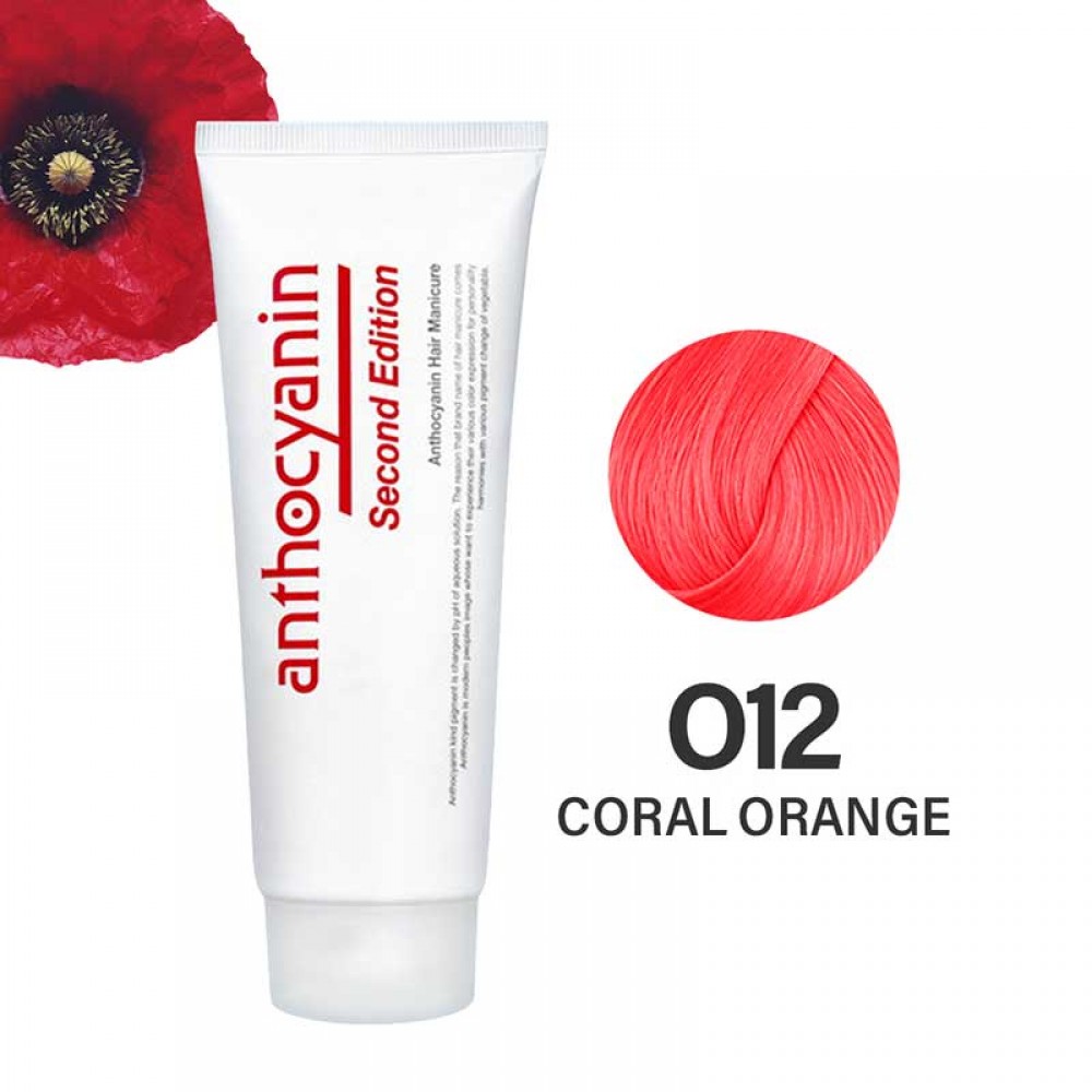 Anthocyanin O12 Coral Orange – розовато-оранжевая краска для волос
