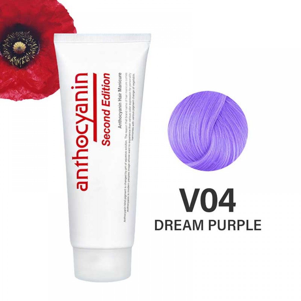 Anthocyanin V04 Dream Purple – сиреневая краска для волос